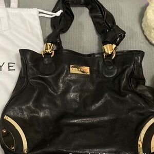 CC Skye Black Leather Handbag ⚡️Oversized